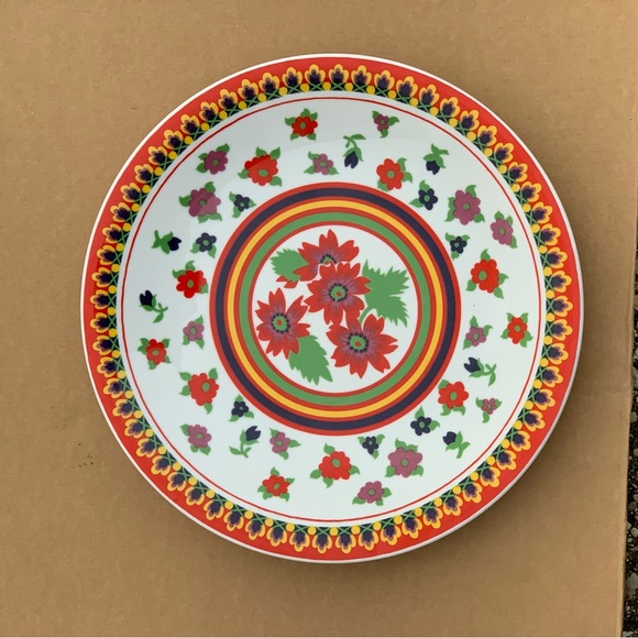 Mid Century Vintage Heinrich Germany 13” Round Floral Pattern Serving Plate - Picture 14 of 16